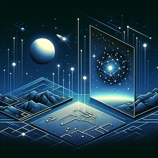 Desenvolvimento de dApps - Representação artística