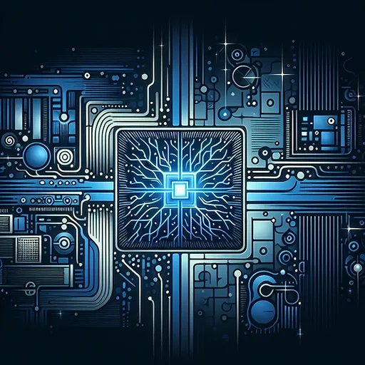 GPUs para Treinamento de IA - Representação artística
