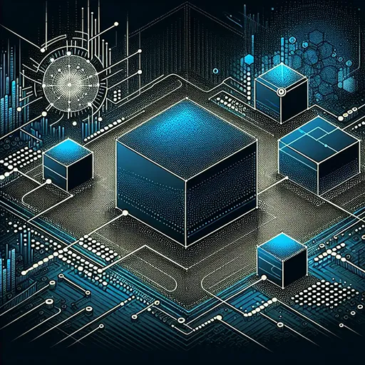 Interoperabilidade entre blockchains - Representação artística