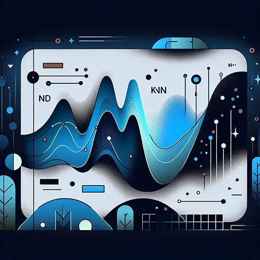K-Nearest Neighbors (KNN) - Representação artística