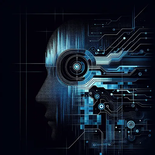 Redes Neurais Convolucionais para Detecção de Defeitos em Imagens Industriais - Representação artística