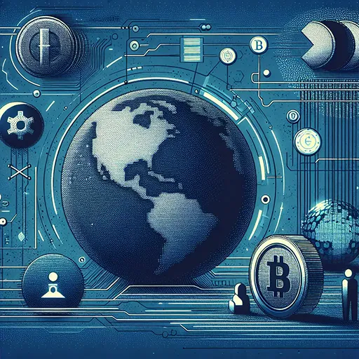 Stablecoins e regulamentação global - Representação artística