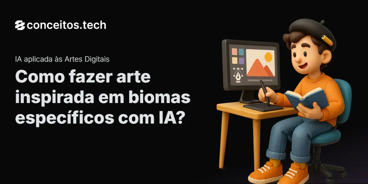 Compartilhe este tutorial: Como fazer arte inspirada em biomas específicos com IA?