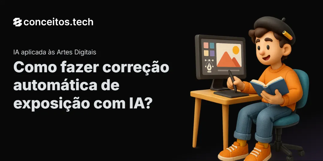 Compartilhe este tutorial: Como fazer correção automática de exposição com IA?