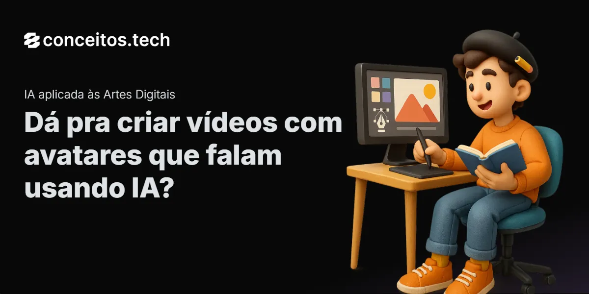 Compartilhe este tutorial: Dá pra criar vídeos com avatares que falam usando IA?