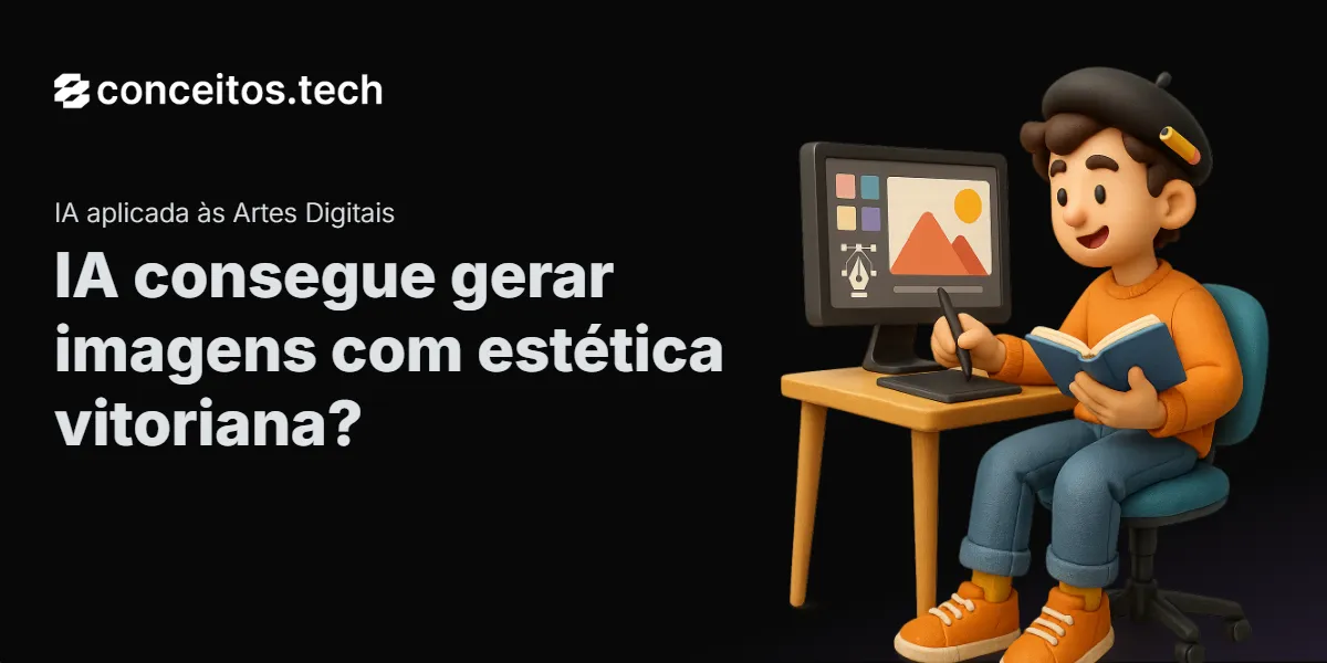 Compartilhe este tutorial: IA consegue gerar imagens com estética vitoriana?