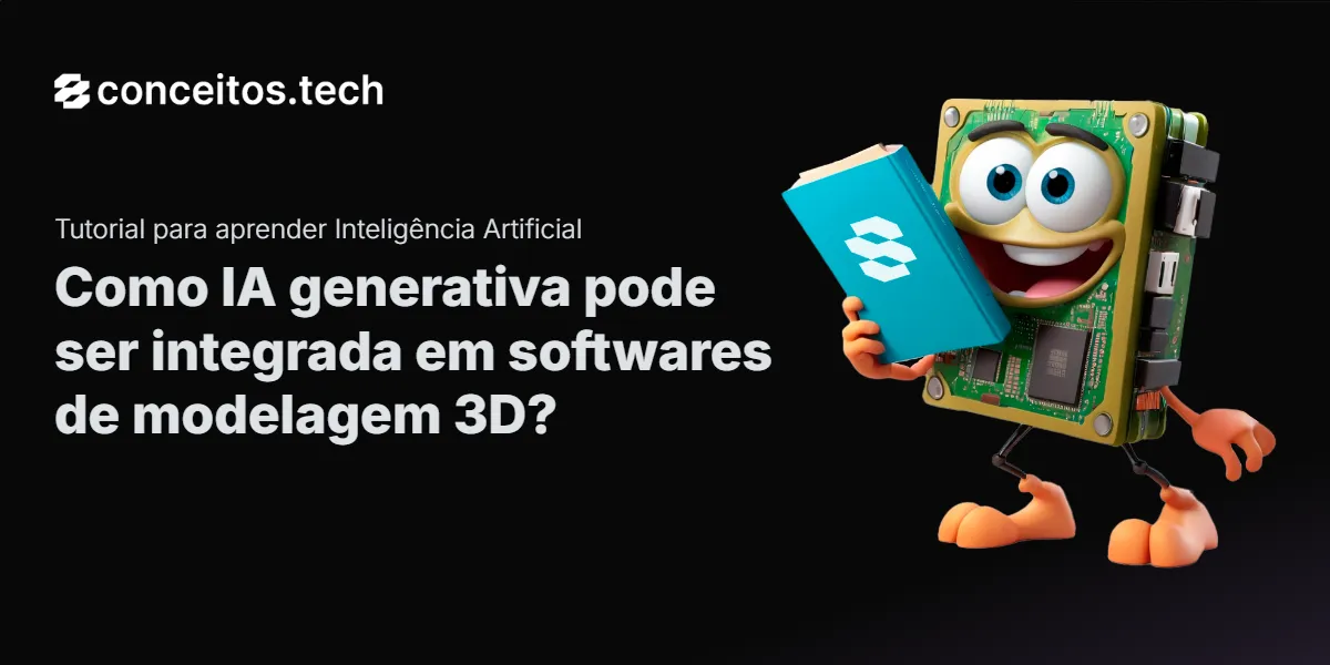 Compartilhe este tutorial: Como IA generativa pode ser integrada em softwares de modelagem 3D?