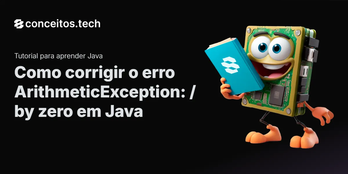 Compartilhe este tutorial: Como corrigir o erro ArithmeticException: / by zero em Java