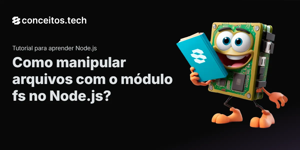 Compartilhe este tutorial: Como manipular arquivos com o módulo fs no Node.js?