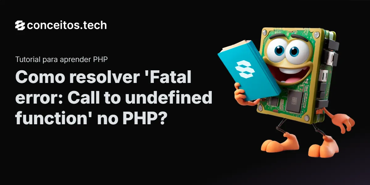 Compartilhe este tutorial: Como resolver 'Fatal error: Call to undefined function' no PHP?
